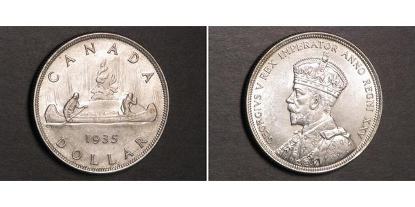 1 Dollaro Canada Argento Giorgio V (1865-1936)