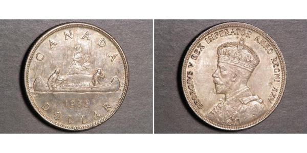 1 Dollaro Canada Argento Giorgio V (1865-1936)