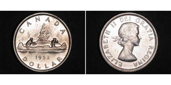 1 Dollaro Canada Argento Elisabetta II (1926-2022)