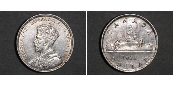 1 Dollaro Canada Argento Giorgio V (1865-1936)