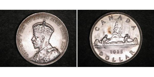 1 Dollaro Canada Argento Giorgio V (1865-1936)