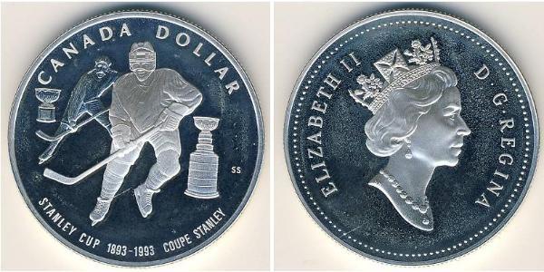 1 Dollaro Canada Argento Elisabetta II (1926-2022)