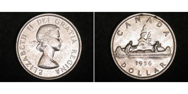 1 Dollaro Canada Argento Elisabetta II (1926-2022)