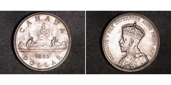 1 Dollaro Canada Argento Giorgio V (1865-1936)