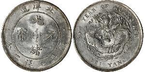 1 Dollaro Cina Argento 