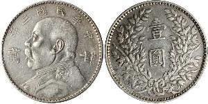 1 Dollaro Cina Argento 