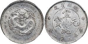1 Dollaro Cina Argento 