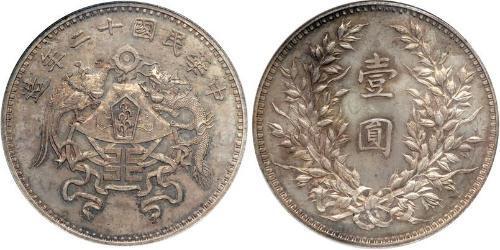 1 Dollaro Cina Argento 