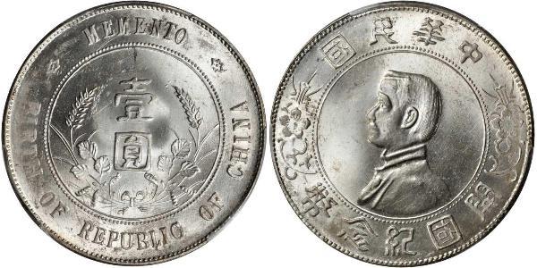 1 Dollaro Cina Argento 