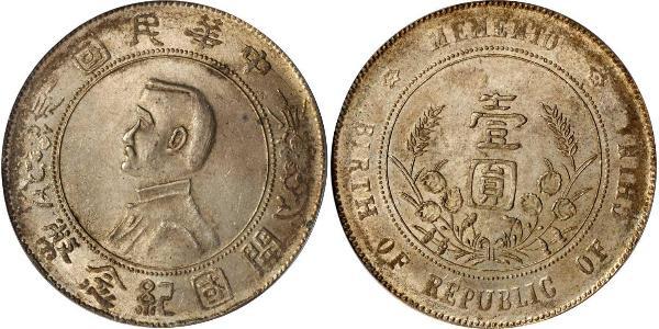 1 Dollaro Cina Argento 
