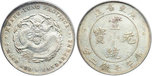 1 Dollaro Cina Argento 
