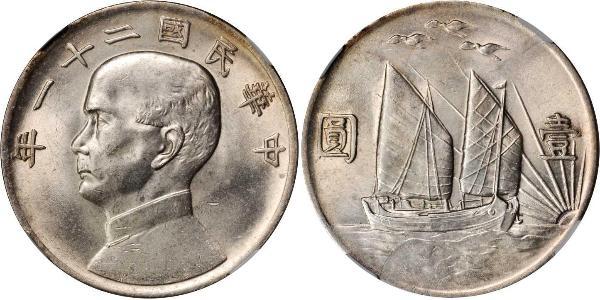 1 Dollaro Cina Argento 
