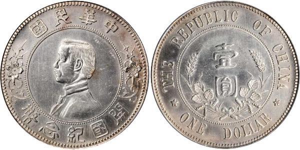1 Dollaro Cina Argento 