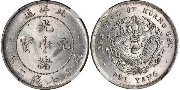 1 Dollaro Cina Argento 