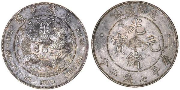 1 Dollaro Cina Argento 