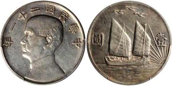 1 Dollaro Cina Argento 