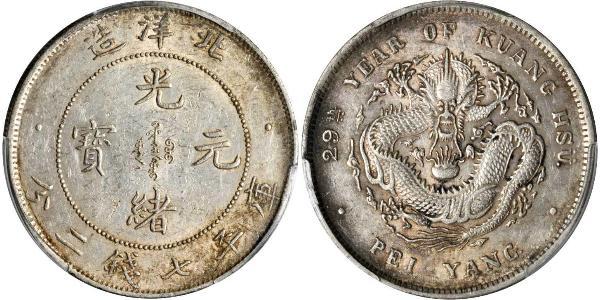 1 Dollaro Cina Argento 
