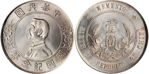 1 Dollaro Cina Argento 