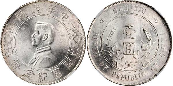 1 Dollaro Cina Argento 