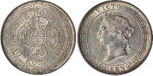 1 Dollaro Hong Kong Argento Edoardo VII (1841-1910)