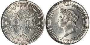 1 Dollaro Hong Kong Argento Edoardo VII (1841-1910)