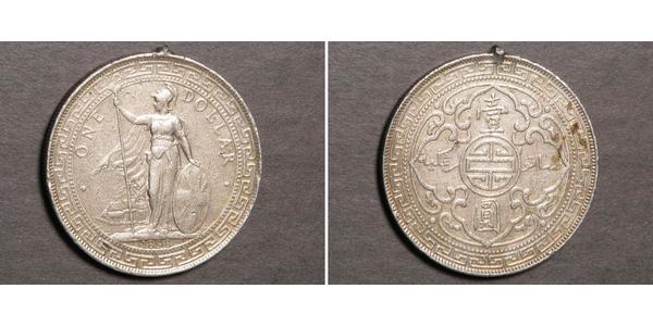 1 Dollaro Hong Kong / Impero britannico (1497 - 1949) Argento 