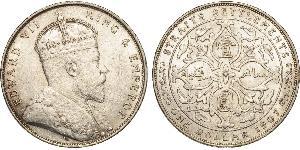 1 Dollaro Insediamenti dello Stretto (1826 - 1946) Argento Edoardo VII (1841-1910)