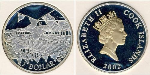 1 Dollaro Isole Cook Argento Elisabetta II (1926-2022)