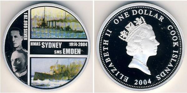 1 Dollaro Isole Cook Argento 