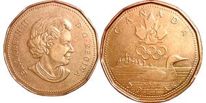 1 Dollaro Canada Bronzo Elisabetta II (1926-2022)