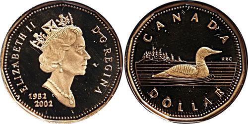 1 Dollaro Canada Bronzo Elisabetta II (1926-2022)