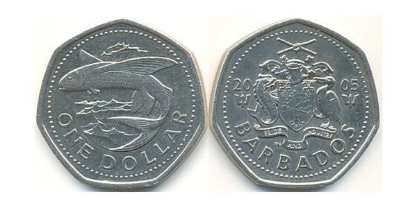 1 Dollaro Barbados Rame/Nichel 