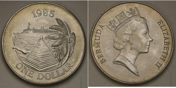 1 Dollaro Bermuda Rame/Nichel Elisabetta II (1926-2022)