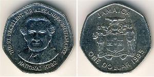 1 Dollaro Giamaica (1962 - ) Rame/Nichel 