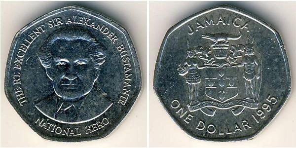 1 Dollaro Giamaica (1962 - ) Rame/Nichel 