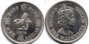 1 Dollaro Hong Kong Rame/Nichel 
