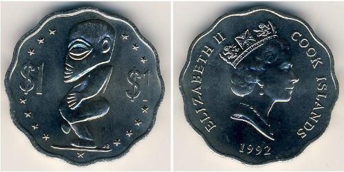 1 Dollaro Isole Cook Rame/Nichel 