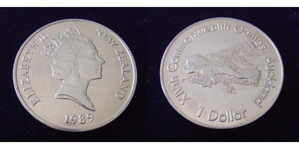 1 Dollaro Nuova Zelanda Rame/Nichel Elisabetta II (1926-2022)