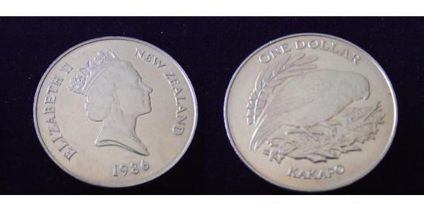 1 Dollaro Nuova Zelanda Rame/Nichel Elisabetta II (1926-2022)