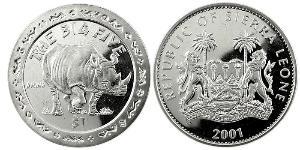 1 Dollaro Sierra Leone Rame/Nichel 