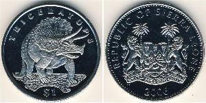 1 Dollaro Sierra Leone Rame/Nichel 