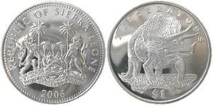 1 Dollaro Sierra Leone Rame/Nichel 