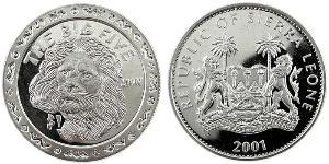 1 Dollaro Sierra Leone Rame/Nichel 
