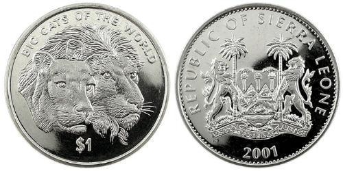 1 Dollaro Sierra Leone Rame/Nichel 