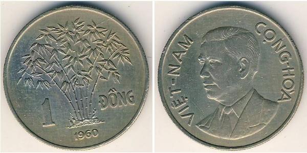 1 Dong Vietnam 銅/镍 