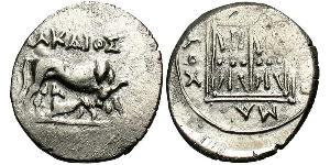 1 Drachm Durrës(Illyrie) Argent 