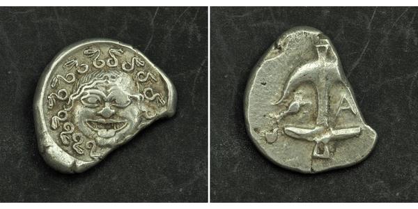 1 Drachm Apollonia (Albania) Argento 
