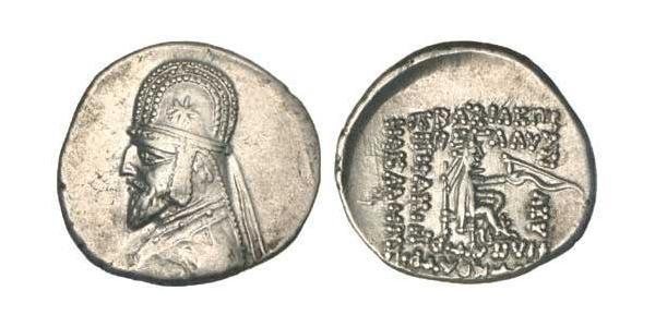 1 Drachm Impero partico (247 BC – 224 AD) Argento Orode I (85 - 80 BC)