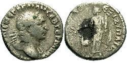1 Drachm Impero romano (27BC-395) Argento Traiano (53-117)
