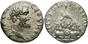 1 Drachm Impero romano (27BC-395) Argento Settimio Severo (145- 211)